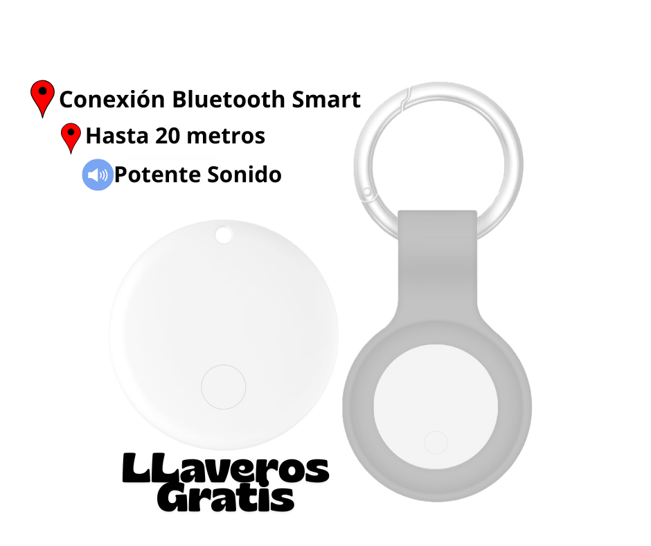 Pack Duo- 2 Localizadores Inteligente + Llaveros de Regalo